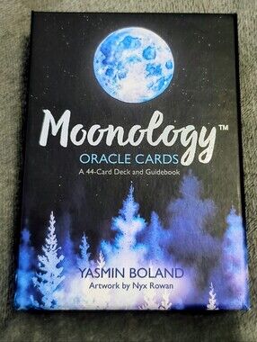 Moonology Oracle Cards By Yasmin Boland, Never Used, 44 Cards